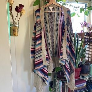 Sundance Cotton Drape Cardigan XL